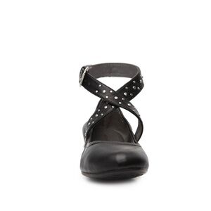 Adrienne Vittadini Leather Ankle‎ Strap Ballet Flat